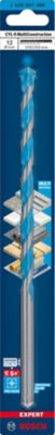 Foret multi matériaux (x1) - dimensions Ø.12 x L.250 mm - emmanchement Plat - Bosch