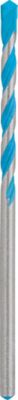 Foret multi matériaux (x1) - dimensions Ø.3 x L.70 mm - emmanchement Plat - Bosch
