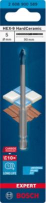 Foret pour carrelage Bosch Expert HEX-9 5X90 mm