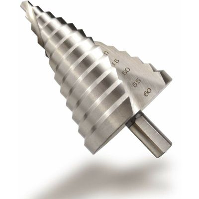 Foret étagé HSS 6-60mm Spirale Fente Conique Fraise 12 étapes Pour Visseuse Percage sur Acier Laiton Bois Plastique,etc