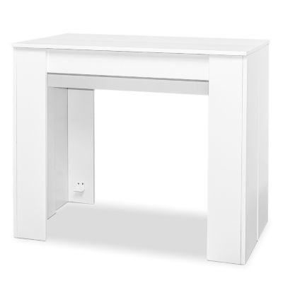 Fortino - Table console extensible 250 cm - Blanc