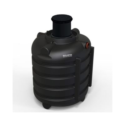 Fosse Septique Ronde 2000 Litres Renforts Circulaires Avec Réhausse Télescopique DS Eau Pour 5 Personnes