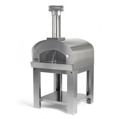FOUR A BOIS VINCENZO AVEC CHARIOT INOX EASY GARDEN