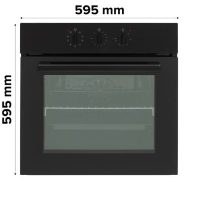 Four à chaleur tournante 69 L NNTFO69EU, noir