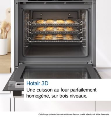 Four encastrable 71L Bosch HBA534BS3 Eclean Série 4