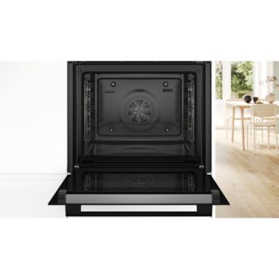 Four encastrable 71L nettoyage pyrolyse Bosch HBA572BB4 71L noir