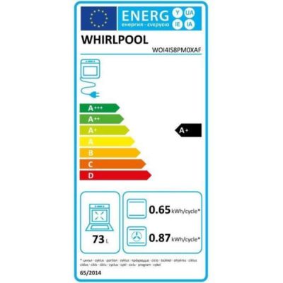 Four intégrable 73l 60cm pyrolyse Whirlpool WOI4IS8PM0XAF