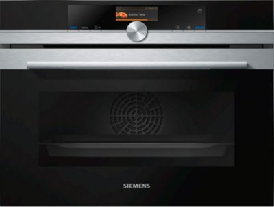 Four intégrable combi vapeur 47l 60cm a+ ecoclean inox Siemens ...