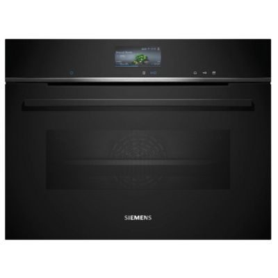 Four intégrable combi vapeur 47l 60cm a+ hydrolyse noir Siemens CS736G1B1