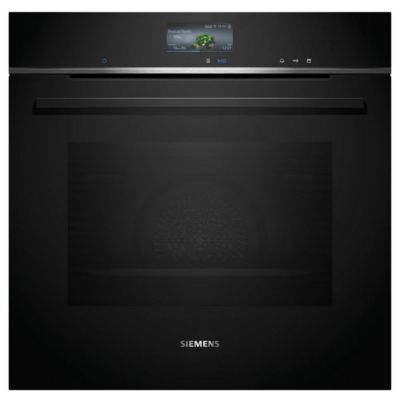 Four intégrable combi vapeur 71l 60cm a+ pyrolyse noir Siemens HR776G3B1