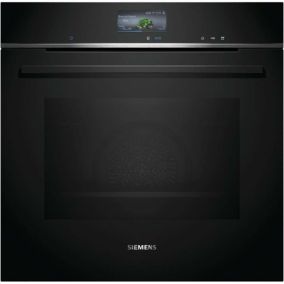 Four intégrable combi vapeur 71l 60cm a+ pyrolyse noir Siemens HR776G3B1