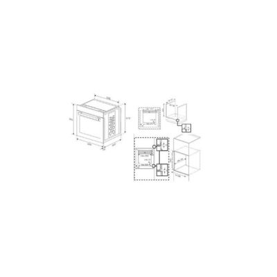 Four intégrable multifonction 72l 60cm inox Beko BBIE12100XD