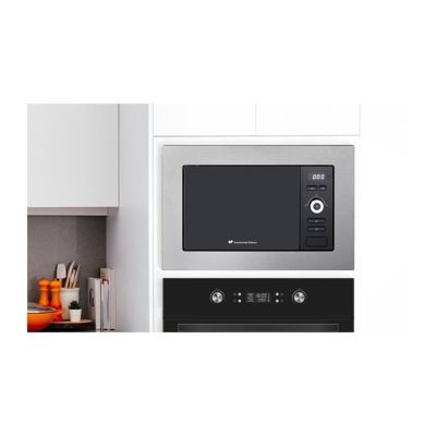 Four micro-ondes encastrable Grill CONTINENTAL EDISON MO20IXEG L59,5 x H38,8 cm x P34,35 cm 20L Inox