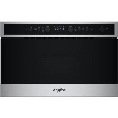 Four micro-ondes encastrable - WHIRLPOOL - WMN4I4BXF - Inox anti-trace - 22 L - Gril quartz
