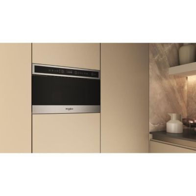 Four micro-ondes encastrable - WHIRLPOOL - WMN4I4BXF - Inox anti-trace - 22 L - Gril quartz