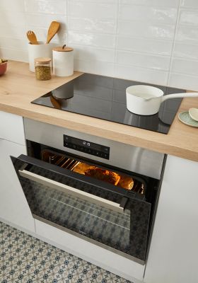 Four multifonctions nettoyage pyrolyse Beko BQM22400XP 71L inox