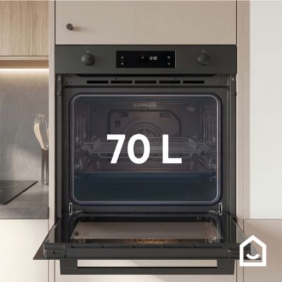 Four multifonctions nettoyage pyrolyse GoodHome N5P90E6 70L noir