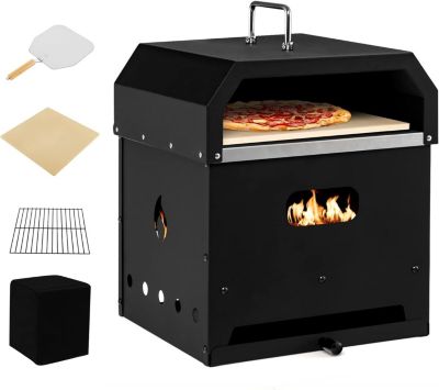 Four à Pizza Extérieur à Granulés De Bois Avec Pierre Réfractaire Et Pare-feu