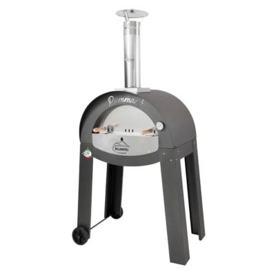 Four à pizza Exterieur Professionnel Cuisson 2 Pizzas 400-C - Four à Bois haute qualité INOX Pierre réfractaire Bellanapoli
