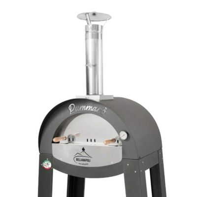 Four à pizza Exterieur Professionnel Cuisson 2 Pizzas 400-C - Four à Bois haute qualité INOX Pierre réfractaire Bellanapoli