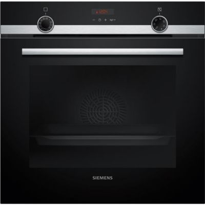 Four pyrolyse - SIEMENS IQ300 - HB574ABR3F - Noir - 7 modes de cuisson - 59,5 x 59,4 x 54,8 cm