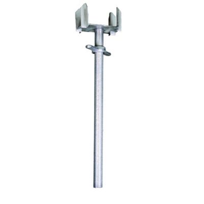 Fourche acier galvanisé avec vérin de réglage 0.85 m pour poutrelles