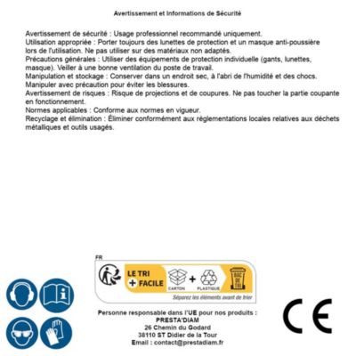 Fraise Rotative HM Tige Cylindrique Forme Bout Arrondi - Aciers, Inox D. 8 x Lt. 65 x Lu. 20 x Q. 6 mm - Diamwood