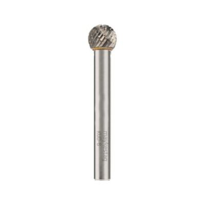 Fraise Rotative HM Tige Cylindrique Forme Sphérique - Fontes, Aciers D. 3 x Lt. 33 x Lu. 2.5 x Q. 3 mm - Diamwood