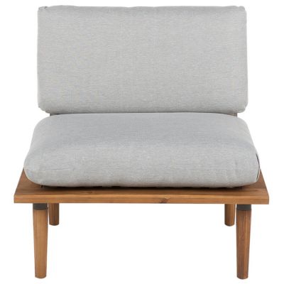 FRASCATI 2 places Ensemble de salon de jardin avec table Gris clair Bois d'acacia certifié