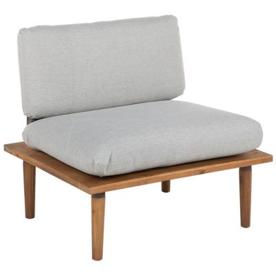 FRASCATI 2 places Ensemble de salon de jardin avec table Gris clair Bois d'acacia certifié