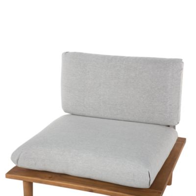 FRASCATI 2 places Ensemble de salon de jardin avec table Gris clair Bois d'acacia certifié