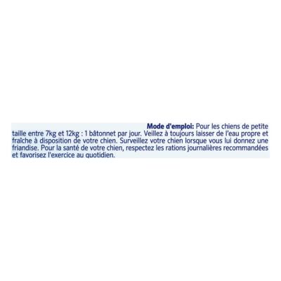 Friandise Dentalife pour chien Mini ( 7à 12kg) 345g