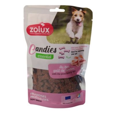 Friandises mini os au jambon CANDIES 150 g pour chiens