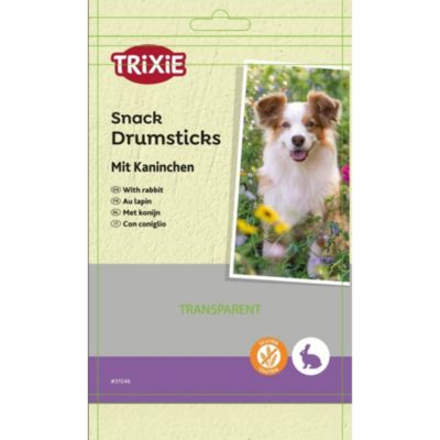 friandises Os snack enrobé de viande de lapin 100 g pour chien