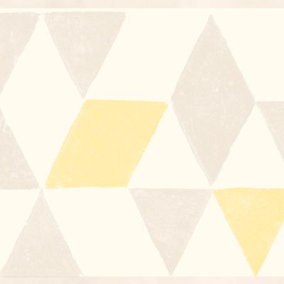 Frise Adhesive Gileni Goodhome Jaune Et Gris Castorama