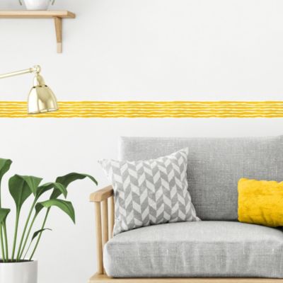 Frise Adhésive Citron 5cm X 300cm - Décor Fruité Jaune Vert Fabriqué En France