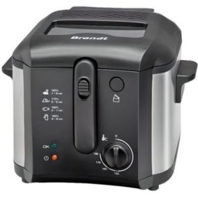 Friteuse 2,5l 1600w noir/inox Brandt FRI30X