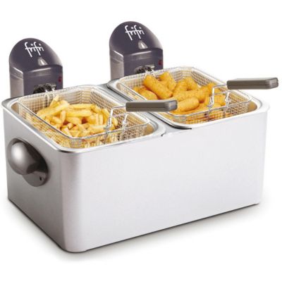 Friteuse double 2x4,5l 2x3200w inox Frifri FI.1998