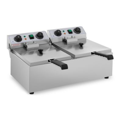 Friteuse electrique professionnelle restaurant 2 x Helloshop26