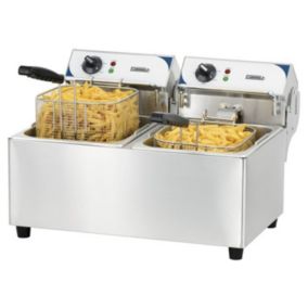 Friteuse électrique professionnelle - CASSELIN - 2 x 7 Litres - 2x 2,8 kW