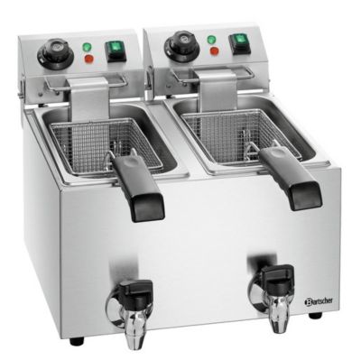 Friteuse Professionnelle Snack II Plus - 2 x 4 Litres - Bartscher