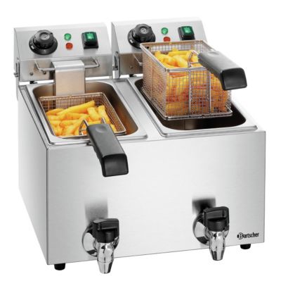Friteuse Professionnelle Snack II Plus - 2 x 4 Litres - Bartscher