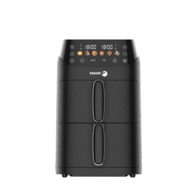 Friteuse sans huile 2x2.5l 2000w noir Fagor FG3301