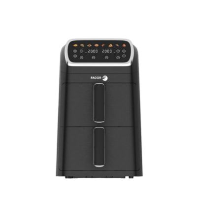 Friteuse sans huile 2x4l 2600w noir Fagor FG7503