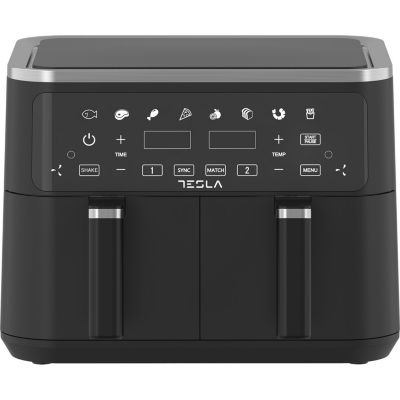 Friteuse sans huile double bac 9l 2400w Tesla AF900BSD