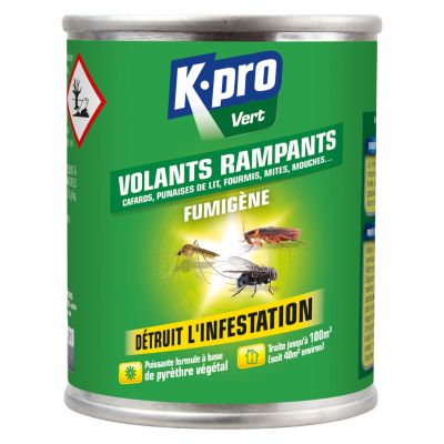 Fumigène anti-insectes 50g traitement total efficace