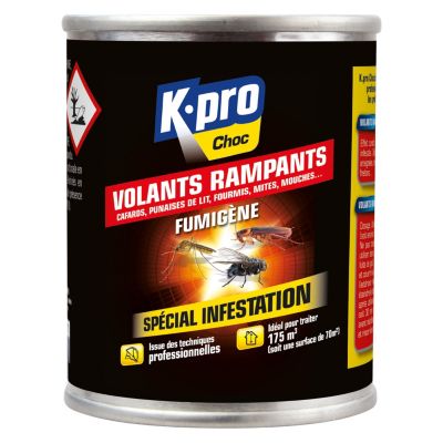 Fumigène tous insectes Kapo pour 175m3 ou 70m2
