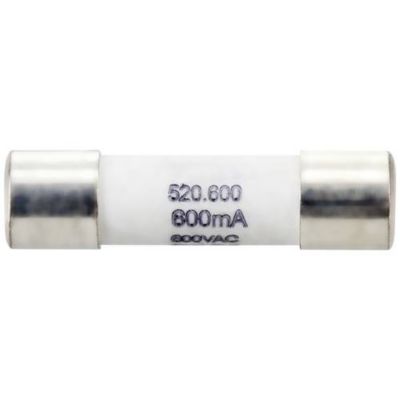 Fusible de rechange 5 x 20 mm pour multimètre VC191, 600 mA, 600 V AC / 500 V DC