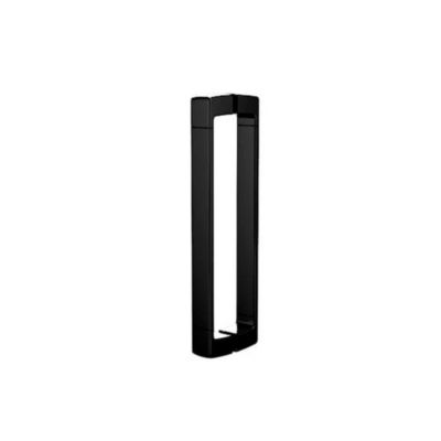 Fusion Porte de douche 80x196cm pivotante anticalcaire avec profilé noir mat (SATFUDP80NIKAC)