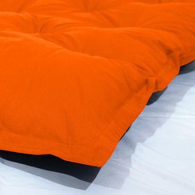 Futon XXL - Matelas de sol 195x100cm - Orange